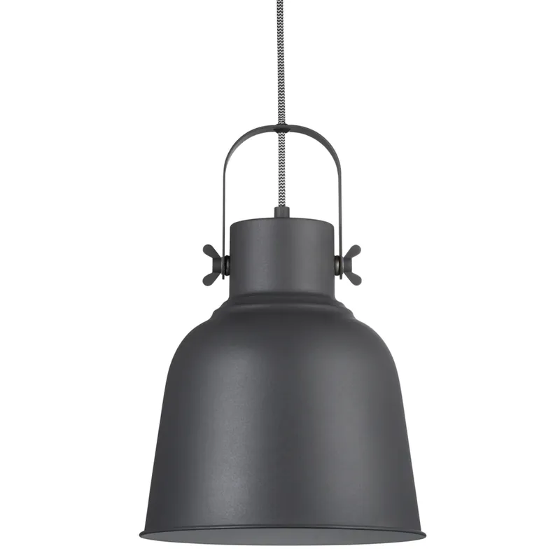 Nordlux Adrian, antracitové závěsné svítidlo 1xE27, průměr 25cm Zlevněný