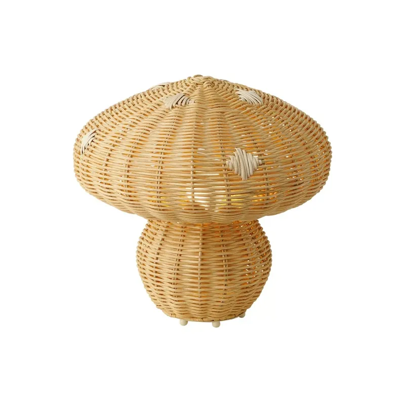 Sezónní Sleva Nordlux Allie, ratanová stolní lampa 1xE27, průměr 30cm