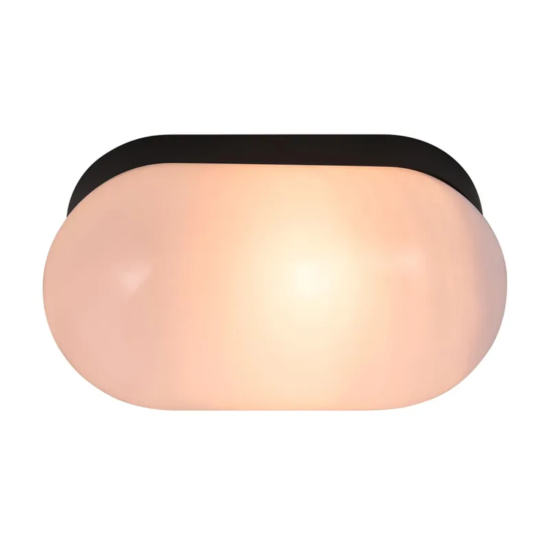Časově Omezené Nordlux Foam, nástěnné koupelnové svítidlo 1xE27, černá, délka 20cm, IP44