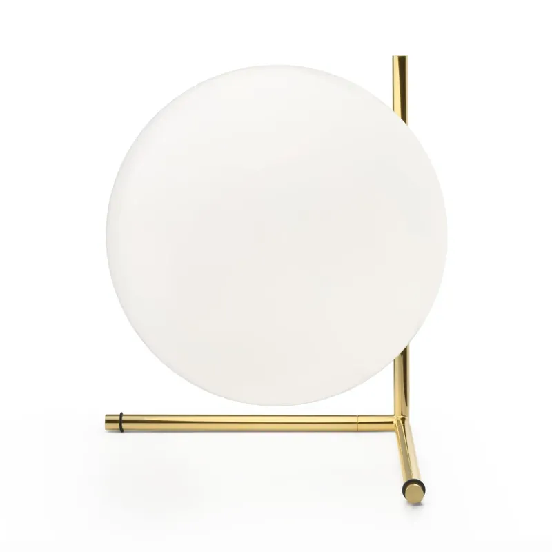 Flos IC Lights T3 10 Anniversary, designová lampa se stmívačem, 1x205W E27, 24K zlato, Ø 45cm, výška 52,4cm Cenově Výhodný