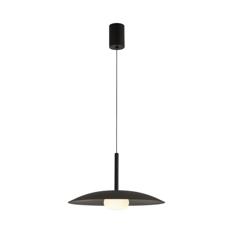 Cenový Hit Mantra Lidia, moderní černé stahovací svítidlo LED 12W 3000K, průměr 46cm