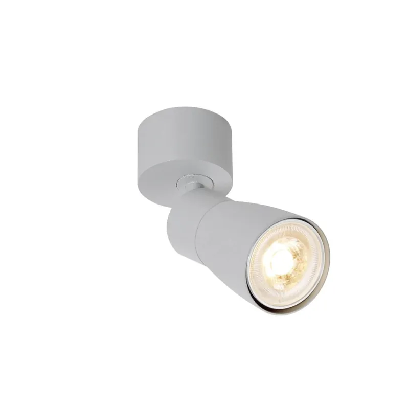 SLV Puri 2.0 Dome, šedé nástěnné/stropní svítidlo 1xGU10 s kulatou základnou, výška 14,8cm Speciální Cena