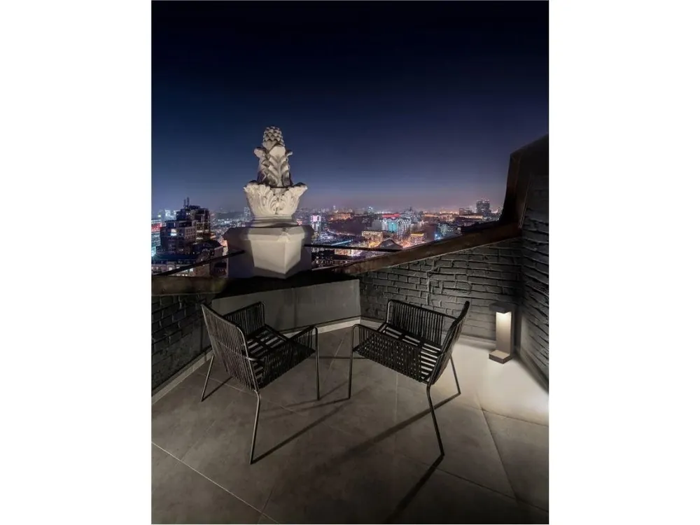 Omezená Nabídka Venkovní sloupkové svítidlo ARAN šedý beton skleněný difuzor LED 8W 3000K 120-230V IP65 - NOVA LUCE