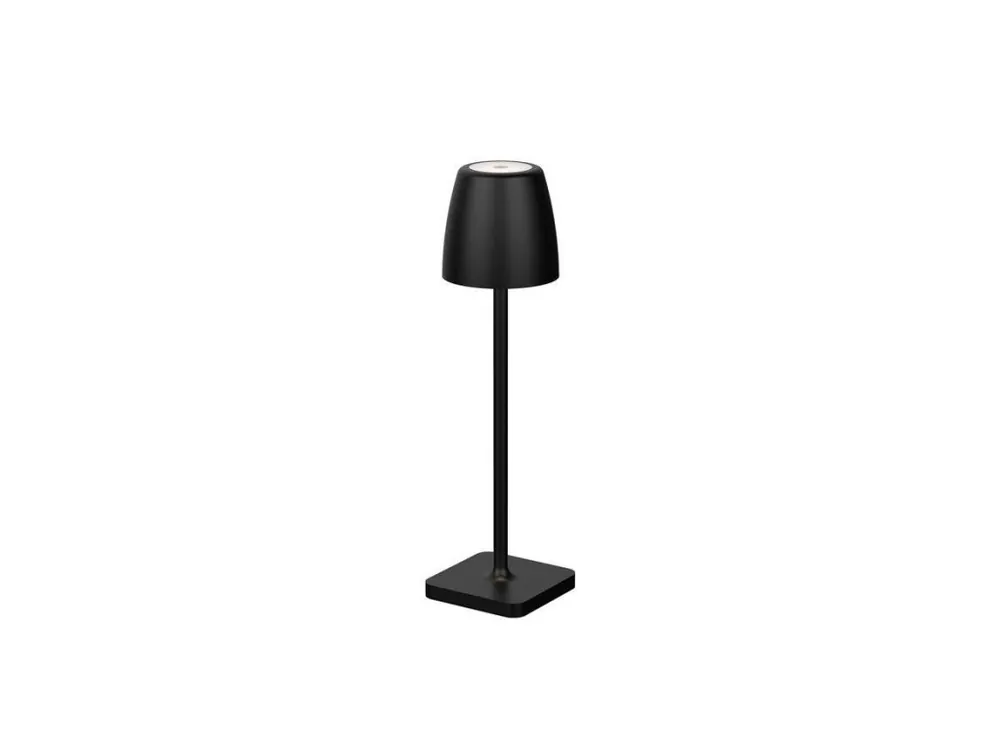 Venkovní stolní lampa COLT černý litý hliník a akryl LED 2W 3000K IP54 62st. 5V DC vypínač na těle USB kabel stmívatelné - NOVA LUCE Must-Have