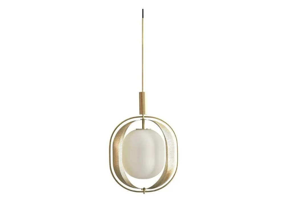 101 Copenhagen Pearl Mosaz, Designové závěsné svítidlo průměr 35cm, 1xE27 Vrácení Zdarma