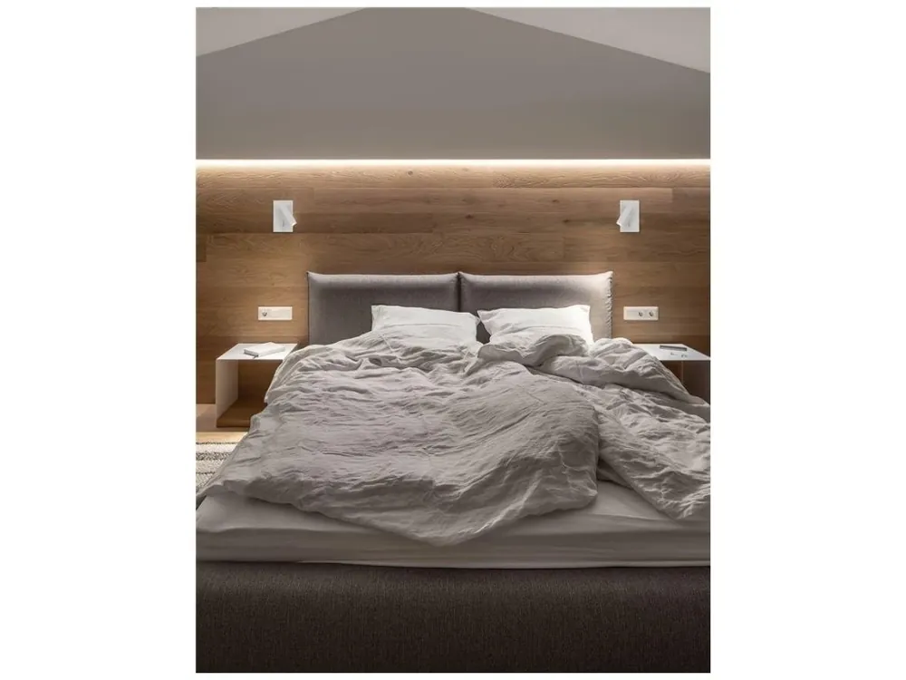 Bodové svítidlo DONA bílý hliník LED Cree 3W 230V vypínač na těle 3000K IP20 - NOVA LUCE Cenový Hit
