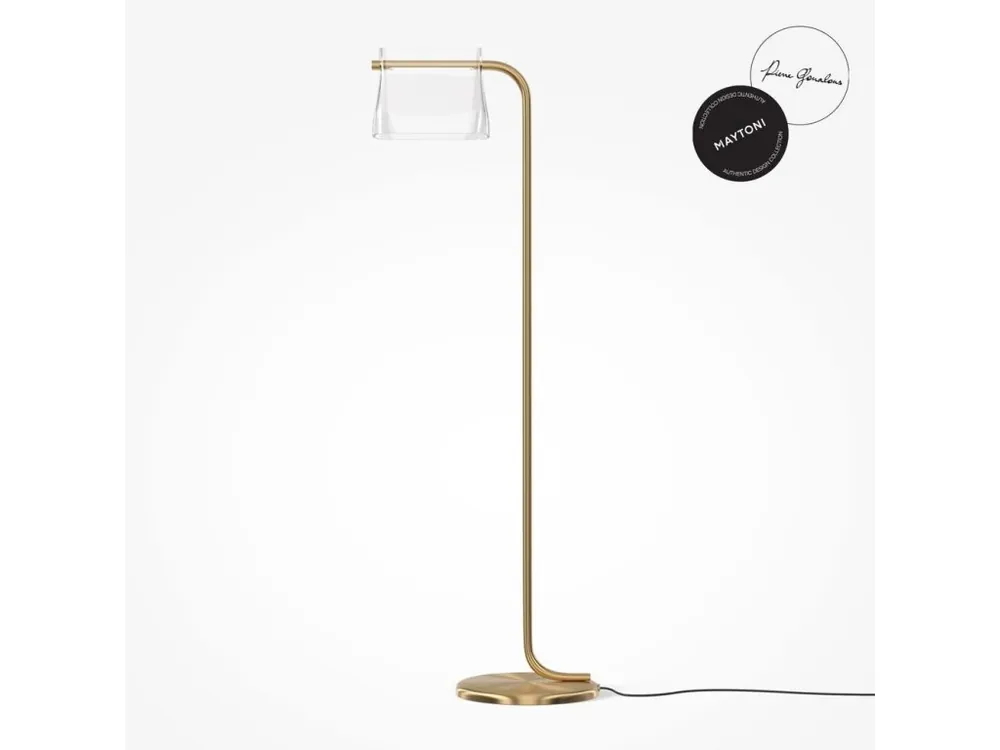 Jen Po Omezenou Doba Luxusní stojací LED lampa CABARET, 8W, v. 126,5 cm, 3000K, zlatá