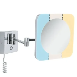 HomeSpa LED kosmetické zrcadlo Jora 3-násobné zvětšení IP44 chrom/bílá/zrcadlo 3,3W měnitelná bílá - PAULMANN Cenový Hit