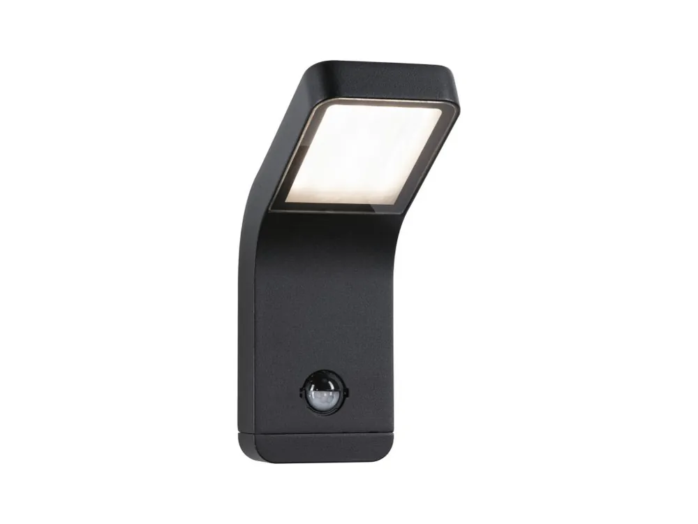 Akce LED venkovní nástěnné svítidlo Kulma pohybové čidlo IP44 90x174mm 3000K 7,5W 230V antracit hliník - PAULMANN