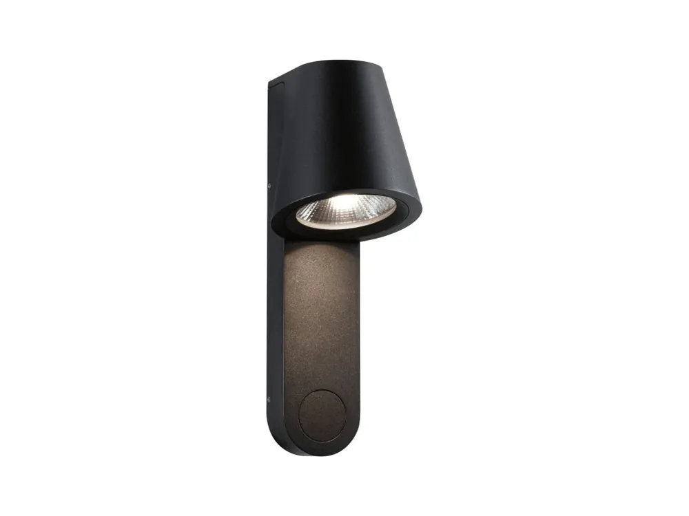 LED venkovní nástěnné svítidlo Caissa pohybové čidlo HF senzor IP44 105x127mm 3000K 9W 230V 65° antracit hliník - PAULMANN Nakupujte Hned