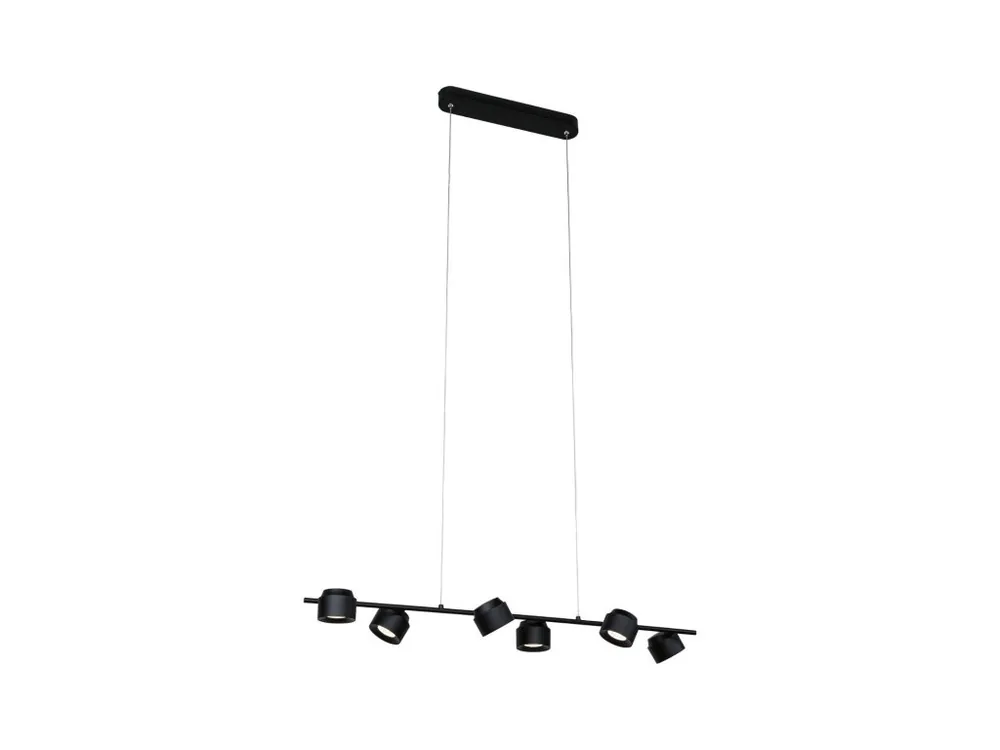 Přímo Od Výrobce LED závěsné svítidlo 3-krokové-stmívatelné Puric Pane 6x4,5W černá - PAULMANN