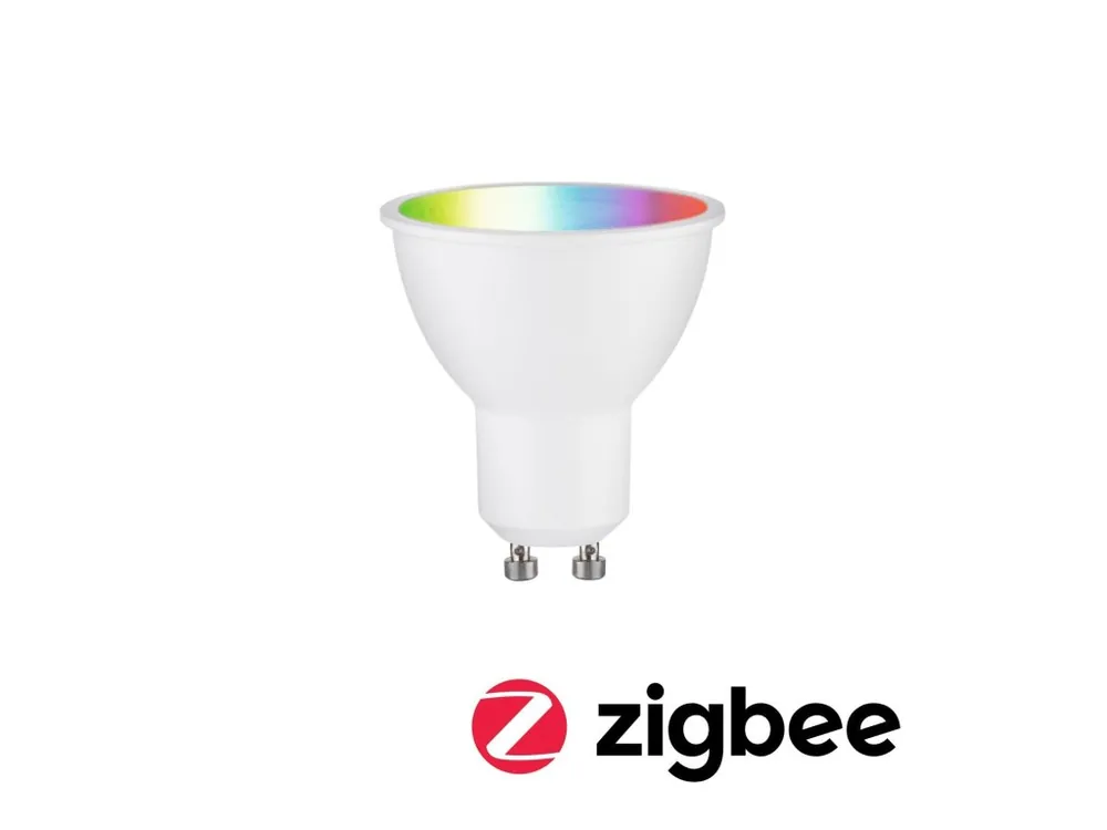 Výprodej Standard 230V Smart Home Zigbee 3.0 LED reflektor GU10 4,8W RGBW+ stmívatelné bílá mat - PAULMANN