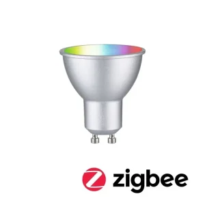 Aktuální Standard 230V Smart Home Zigbee 3.0 LED reflektor GU10 4,8W RGBW+ stmívatelné matný chrom - PAULMANN