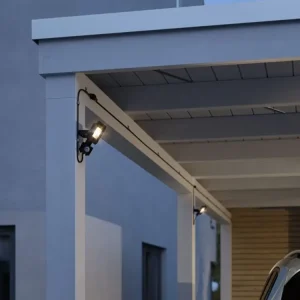 Cenová Bomba Park + Light LED venkovní nástěnné svítidlo Bimea pohybové čidlo IP65 3000K 4,5W černá - PAULMANN