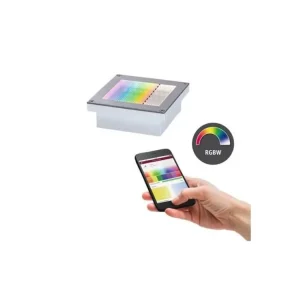 Jen Po Omezenou Doba Outdoor 230V zemní zápustné svítidlo Brick RGBW 100x100 - PAULMANN