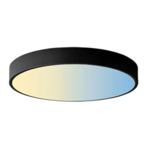 Cenový Hit Stropní LED svítidlo pro Loxone, DC24V, 40W, Ø400mm, CCT 2000-6000K, černá/bílá