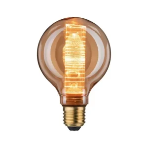 Cenová Bomba LED Vintage Globe žárovka G95 Inner Glow 4W E27 zlatá s vnitřním kroužkem - PAULMANN