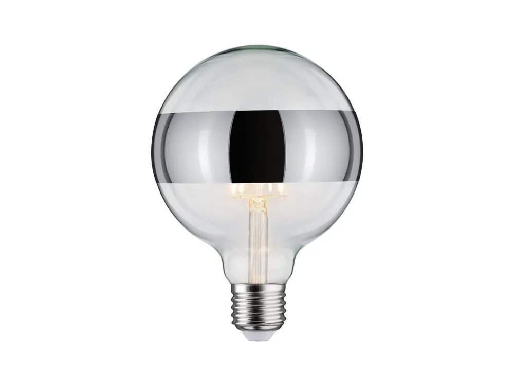 Cenová Bomba LED Globe 6,5 W E27 dekorativní stříbrná teplá bílá stmívatelné - PAULMANN