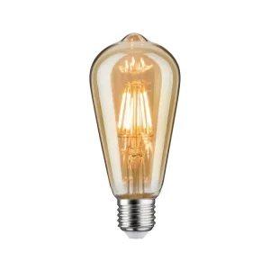Horká Nabídka LED žárovka ST64 6,5 W E27 zlatá zlaté světlo - PAULMANN
