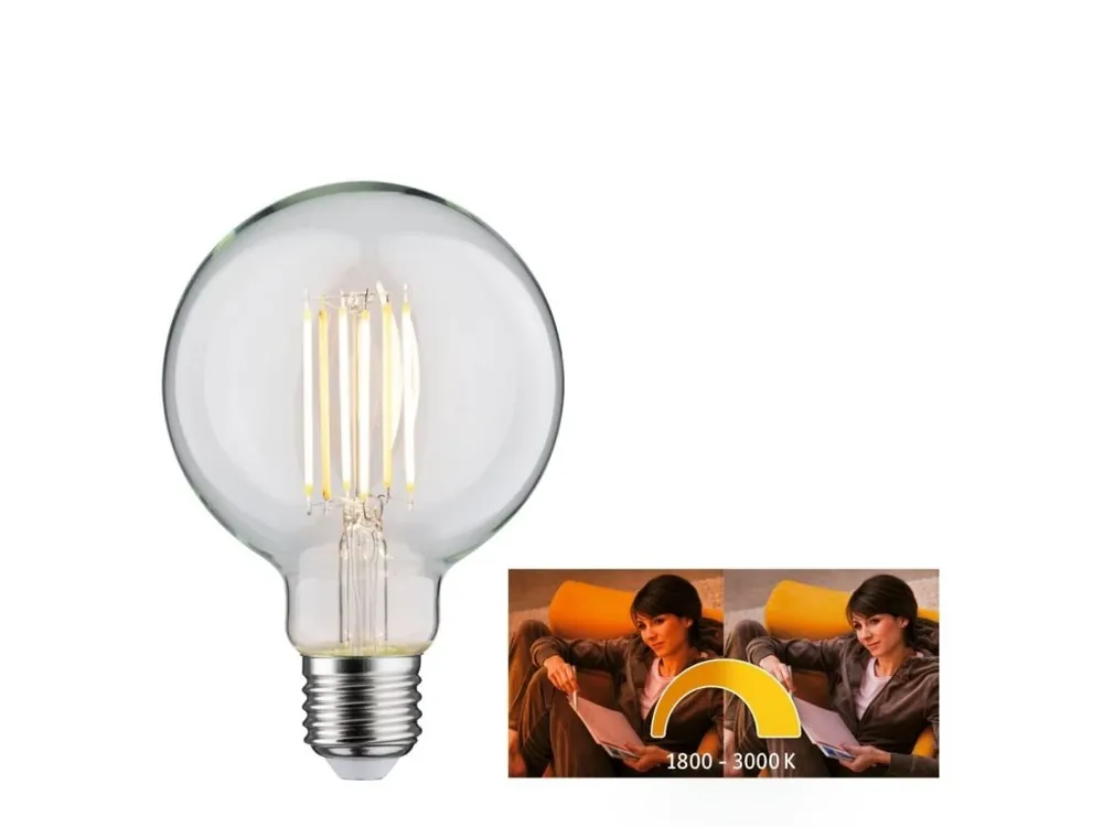 Horká Nabídka LED Globe 7 W E27 1.800 - 3.000K dim to warm - PAULMANN