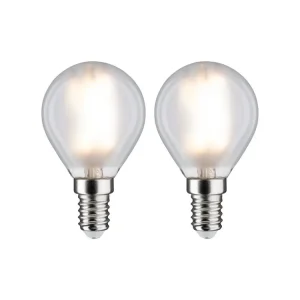 Zlevněný LED Filament kapka 2x4,5W E14 2.700K teplá bílá - PAULMANN