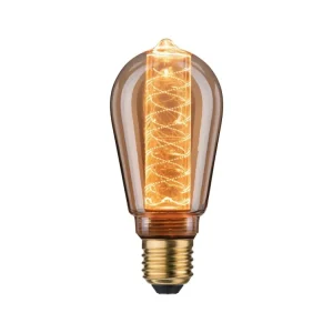 Inner Glow Edition LED žárovka s vnitřní spirálou E27 230V 3,6W 1800K zlatá - PAULMANN Vysoce Kvalitní