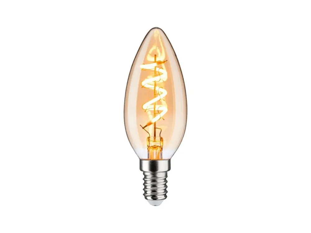 Akční Nabídka Vintage Edition LED svíčka E14 230V 4W 1800K stmívatelné zlatá - PAULMANN