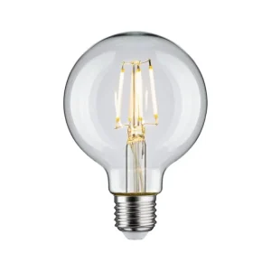 Akce Filament 230V LED Globe G80 E27 4,8W 2700K čirá - PAULMANN