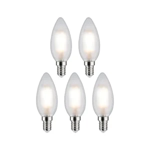 Akční Cena Filament 230V LED svíčka E14 5x4,8W 4000K mat - PAULMANN