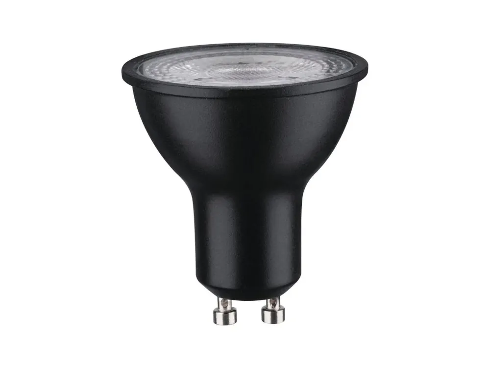 Sleva Standard 230V LED reflektor GU10 8W 4000K stmívatelné černá mat - PAULMANN