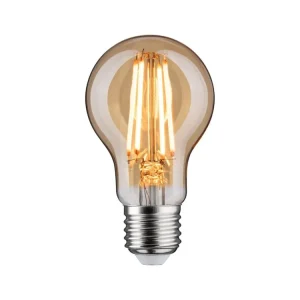 Dokud Zásoby Vydrží 1879 Filament 230V 3-krokové-stmívatelné LED žárovka E27 6W 1800K stmívatelné zlatá - PAULMANN