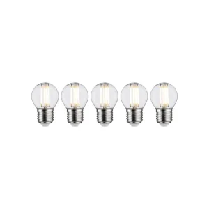 Filament set LED kapka E27 230V 5x5W 2700K čirá - PAULMANN Nová Kolekce