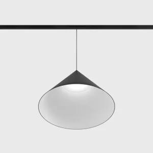 Autentický LTX IN_LINE CONE, Svítidlo do 48V lišty, LED 12W, 715lm, 3000K, CRI90, IP20, Černá