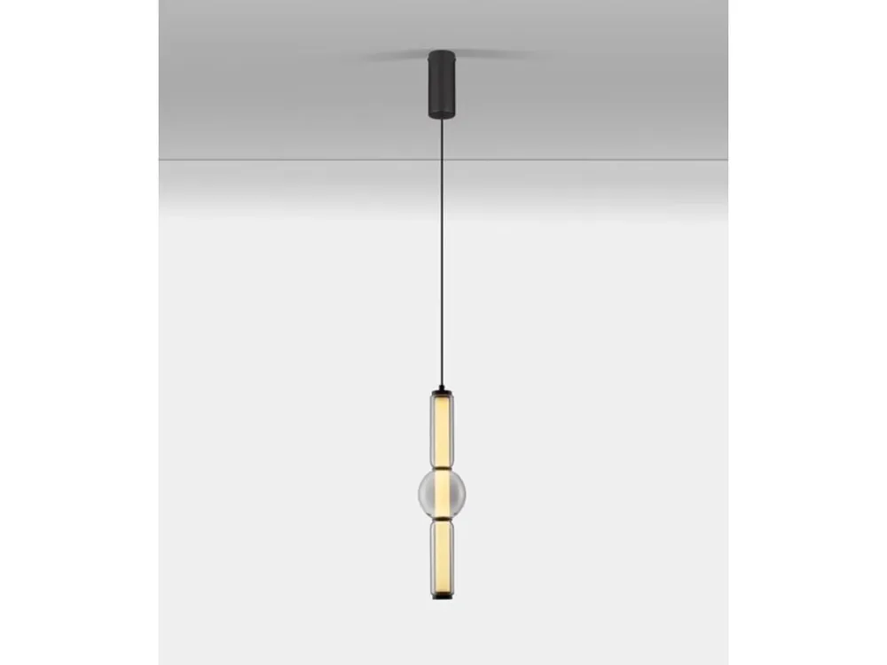 Nova Luce Ulon, Závěsné svítidlo, LED 15W, 3000K, 825lm, IP20, kouřové sklo Zlevněný