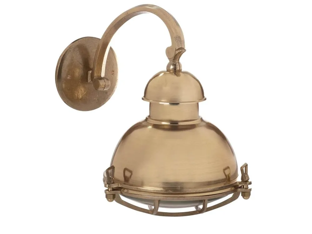 Luxusní nástěnná lampa z mosazi NAUTILUS 86 Speciální Cena
