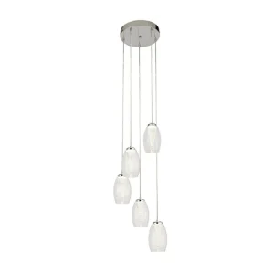 Akční Nabídka Lustr Searchlight Cyclone 97291-5CL