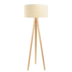 Hit Sezóny Stojací lampa trojnožka ROTANG - průměr 50 cm