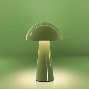 Dokud Zásoby Vydrží Nabíjecí stolní lampa s IP44 - zelená