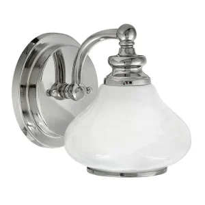 Časově Omezené Světlo do koupelny k zrcadlu AINSLEY 1 chrom